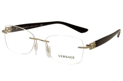 versace frames berkeley|Versace rimless eyeglasses.